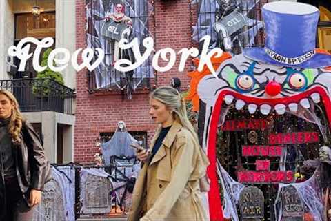 [4K]🇺🇸NYC Walk🗽Autumn in New York City 🎃🍂Halloween Vibes in Midtown Manhattan | Oct 2023