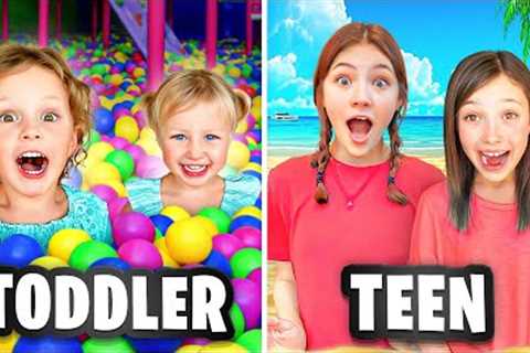 My DAUGHTERS TEEN vs TODDLER Vacation!