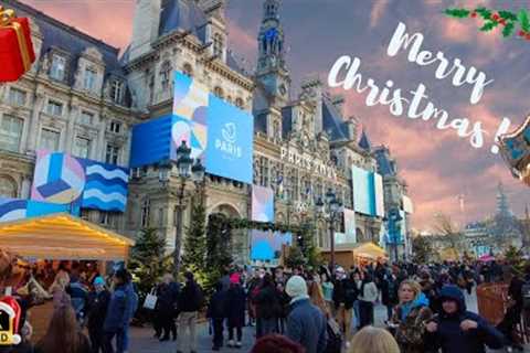 ✨ Magical Christmas Markets in Paris | Walking Tour by Hotel de Ville, Notre Dame and Saint Michel..