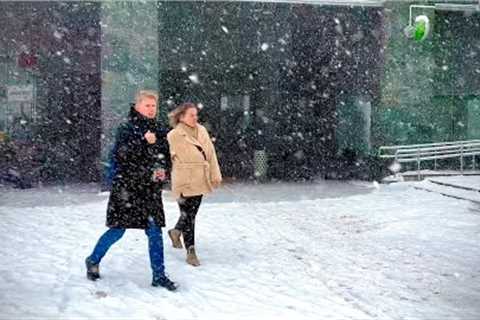 [4K] Real Russian Winter ❄️ Moscow Snowfall Walk