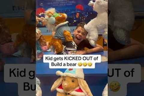 Boy gets KICKED OUT of Build A Bear for THIS 🤣🤣🤣