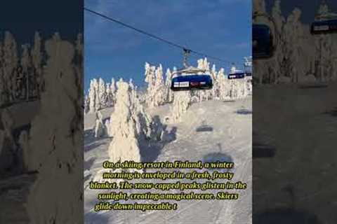 Enchanting Winter Wonderland: Skiing in Finland''s Snowy Peaks 🏂❄️