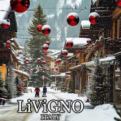 LIVIGNO  🇮🇹🎄Heavenly Snowy Day Walk In The Best Christmas village in Italy 4K🎄