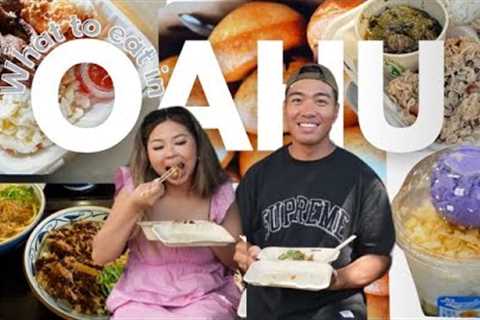 What to EAT in Oahu, Hawaii! Food Tour 😋🍧🔥