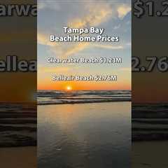 Tampa Bay Beach Home Prices #shorts  #florida #sellingtampa