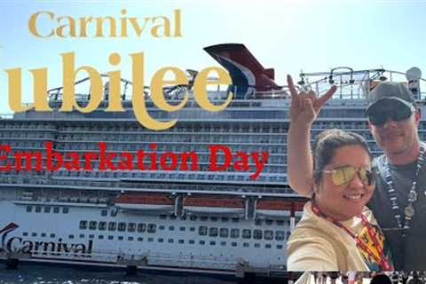 Boarding the Newest Carnival Ship | Carnival Jubilee | Caribbean Cruise | Cruise Vlog