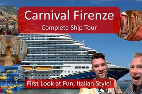 Carnival Firenze Ship Tour: Your First Look At Public Spaces On Board!