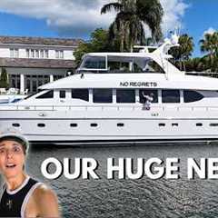 Our HUGE NEWS!!! 😳🙈 also Monte Fino 88 Yacht Tour