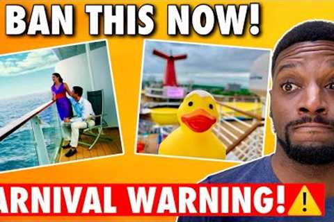 CRUISE NEWS: Carnival Issue Warnings To All Passengers, Ship Duck Problems & More