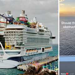 Cruiser complained her cruise ship balcony room is obstructed in viral video, and the internet let..