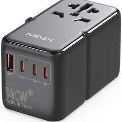 MINIX 140W Universal Travel Adapter Review: A Traveler’s Dream