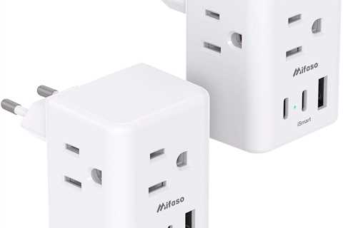 2 Pack European Travel Plug Adapter Review: Travel Smart!