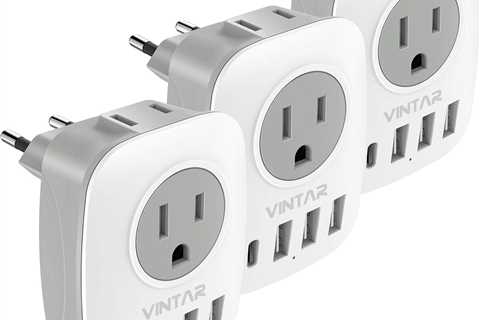 3 Pack European Travel Plug Adapter Review — Travel Must-Have