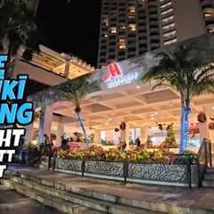 I Love Waikiki Walking at Night | Hawaii Videos | Kalakaua Ave, Marriott Resort Waikiki Beach, Alohi